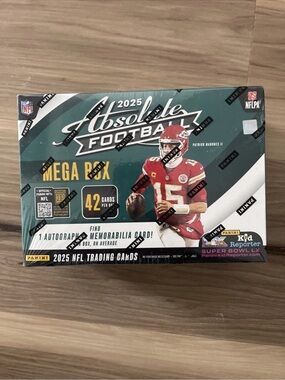 Panini 2025 Absolute Football Box - Teal and Black Design